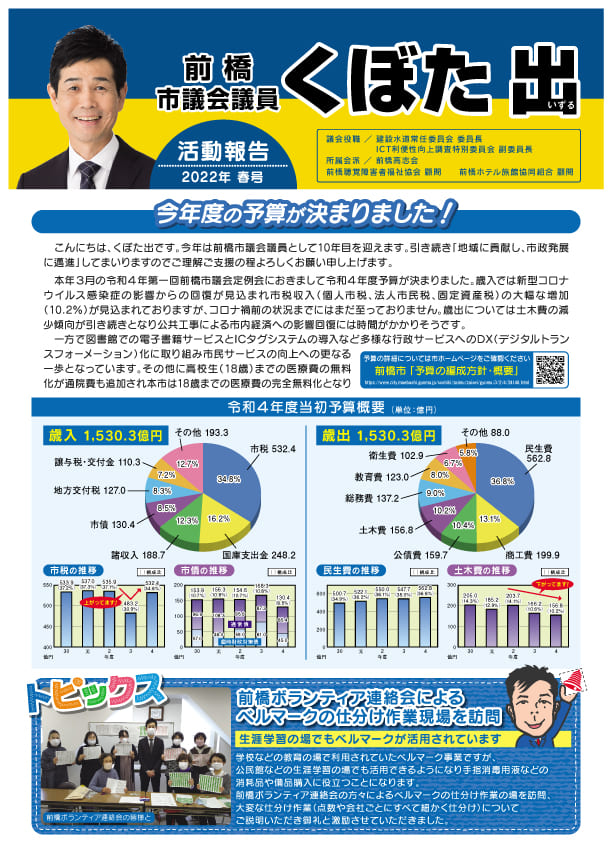 活動報告2022年 春号